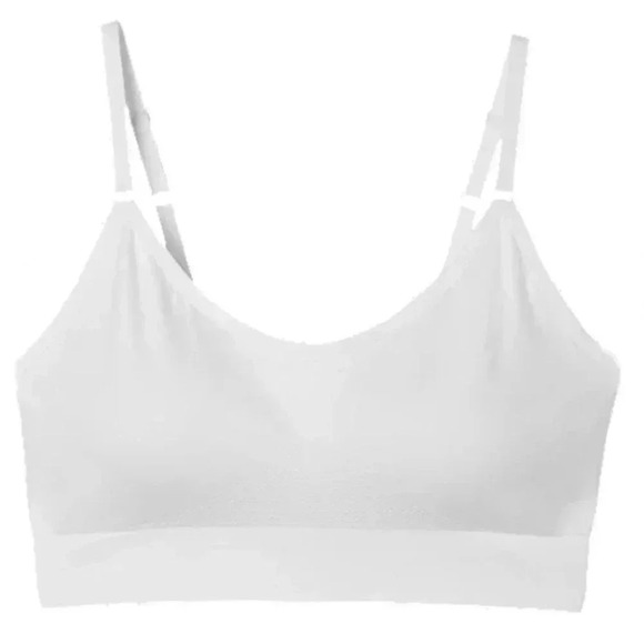 Size 1X FWD White Seamless Sports Bra - Picture 2 of 5